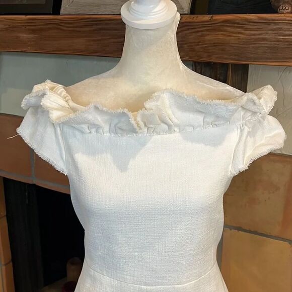 Rebecca Taylor womens Off Shoulder Dress, 8! - Picture 2 of 12